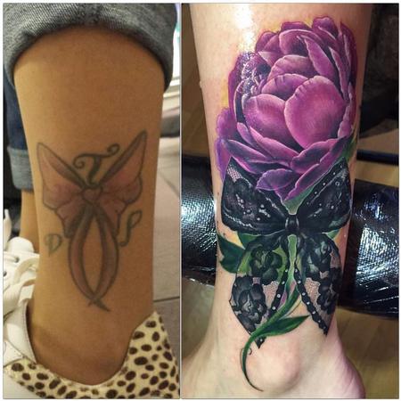 Yarda - Cover up Peony and bow